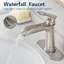 Robinet de lavabo monotrou en laiton