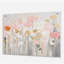 «Pink Blossoming Garden», art mural acrylique abstrait-101524598