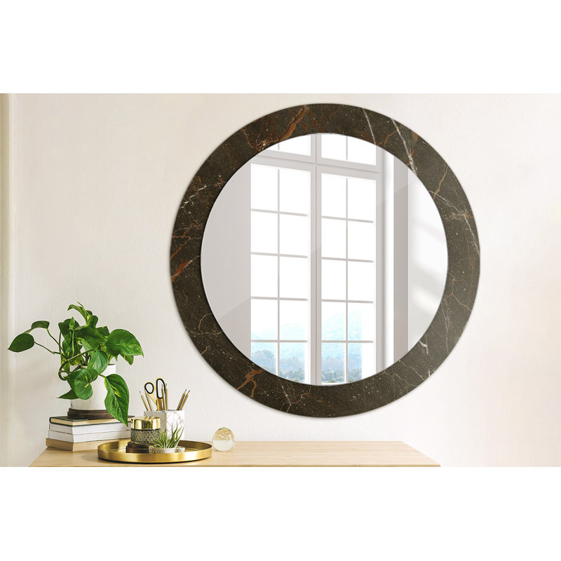 Huldar Glass Flat Wall Mirror, 70cm H x 70cm W