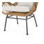 Chaise de patio en osier avec coussins Tapscott (ensemble de 2)-145943666