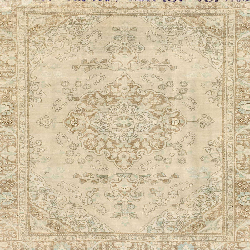 Abstract Indoor Rug, Square 7'