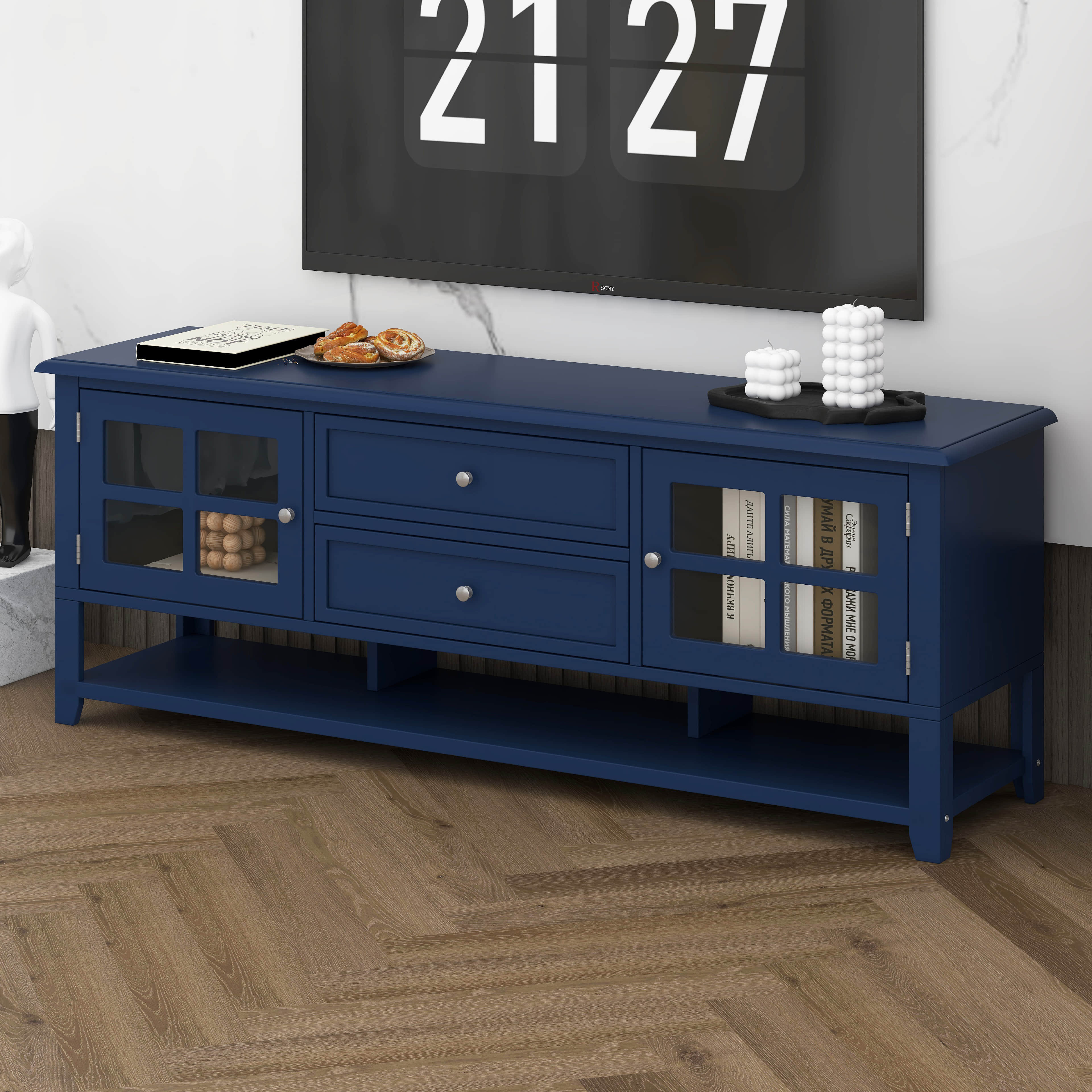 Red Barrel Studio TV Stand For Tvs,Entertainment Centre Media Console ...