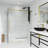 Elan E-class 46" W x 34" D x 76" H Sliding Frameless Shower Enclosure with 3/8" Clear Glass-55865513