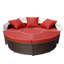 Ensemble de patio complet avec coussins 4 pièces Bourbana-7668583-14331453