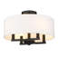Plafonnier semi-encastré 4 lumières 15,5 po