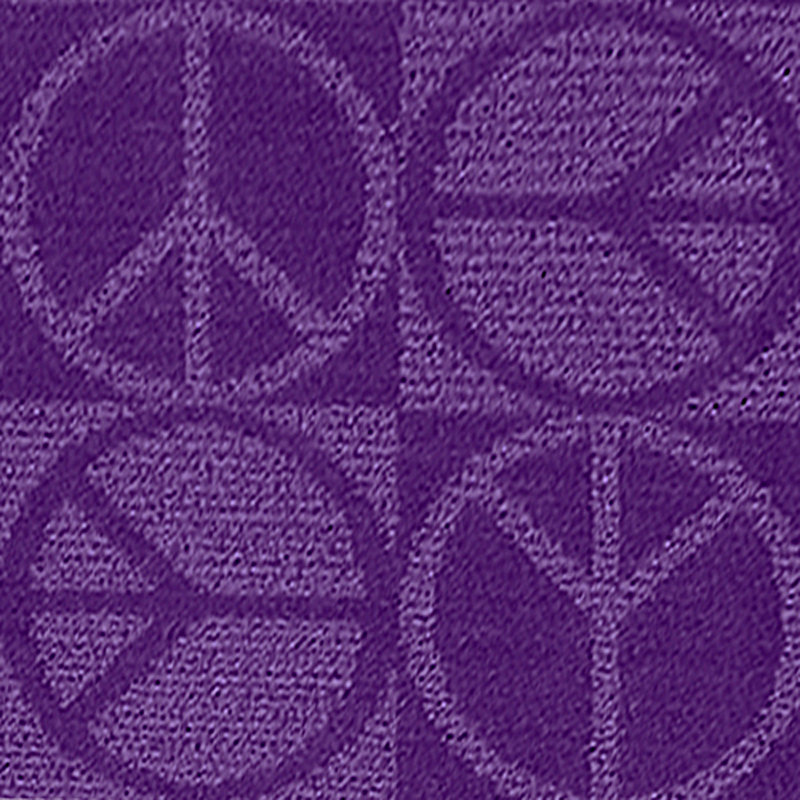 Tapis mauve touffeté à motif géométrique Stackpole, Rectangle 5 pi x 7 pi
