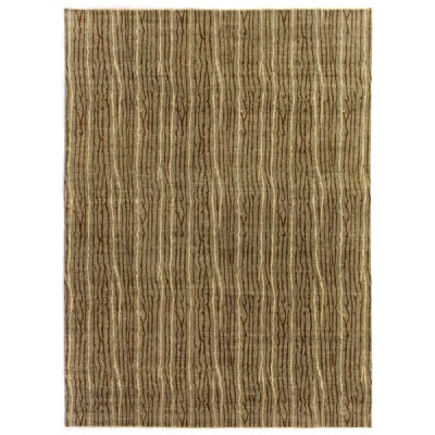 Metropolitan Hand Woven Wool Striped Area Rug