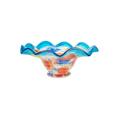 Villa Newport Hand Blown Art Glass Bowl