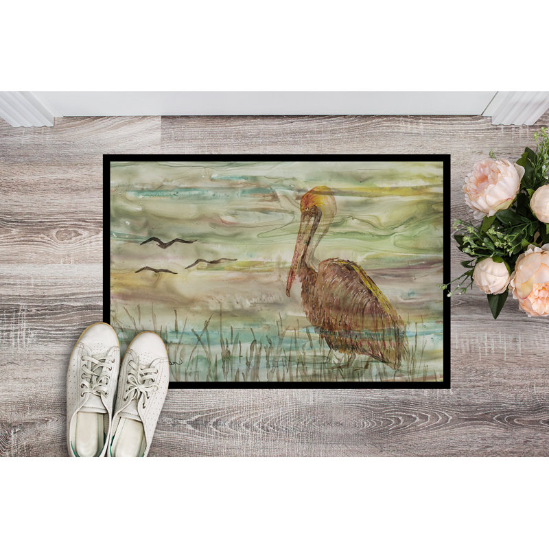 Cora Non-Slip Outdoor Doormat, Rectangle 1'5" x 2'2"