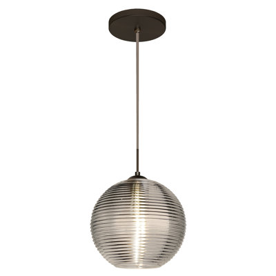 Luminaire sphère suspendu 1 lumières simple Kristall