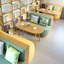 Banc rembourré Nordic Simple Cafe-100488954