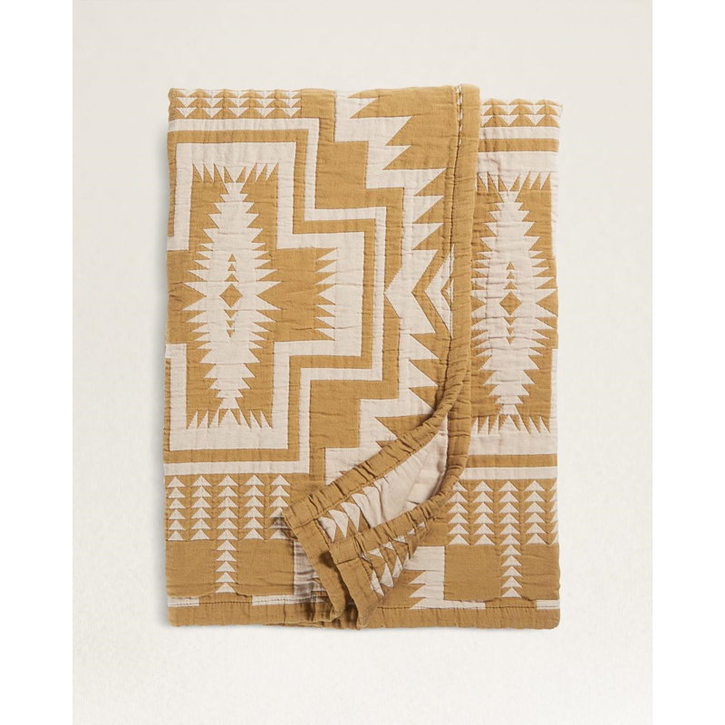 Pendleton Organic Harding Star Quilt, Twin