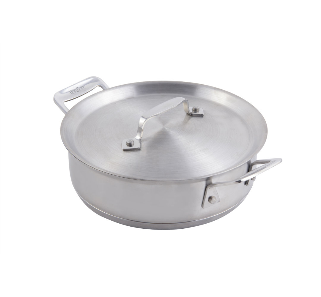 Bon Chef Cucina Stainless Steel Round Casserole with Lid Bon Chef 