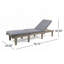 Chaise longue d'extérieur avec coussin