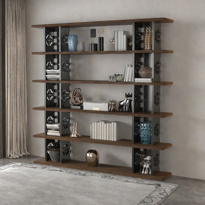 Bibliothèque classique de style rétro