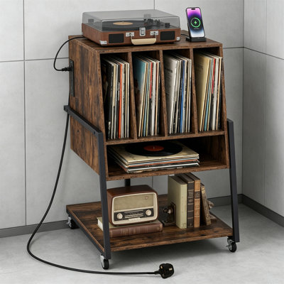 MDF 76.5cm H Media Shelves