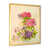 Toile avec cadre photo doré