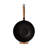 JOYCE CHEN 14 in. Non-Stick Enameled Cast Iron Wok Set with Lid