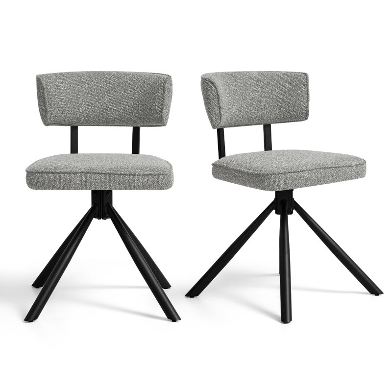 Chaise rembourrée Modern, Gris