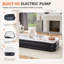 Matelas gonflable gonflable avec pompe intégrée, taille simple 18 po