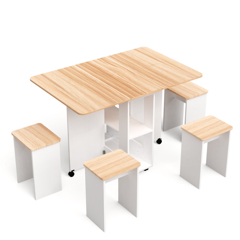 4 - Person Dining Set, Brown