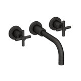 East Linear Wall Mount Bathroom Faucet