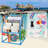 Yescom Free Standing Pool Towel Rack-110590084