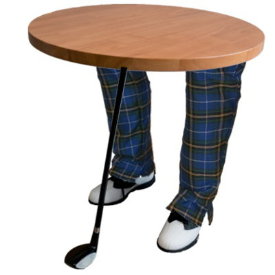 Table de bout figurine de golf