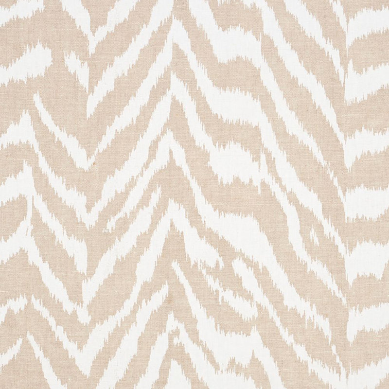 Quincy Hand Print Fabric, Natural