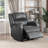 Modern Living Room Furniture 1Pc Power Reclining Chair Faux Leather Upholstery Plush Seating Solid Wood Frame-349205744