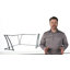 Glass L-Shape Computer Desk