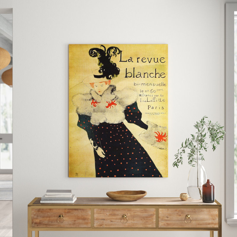 Henri De Toulouse-Lautrec - No Frame Print on Wood, 120cm H x 90cm W x 1.8cm D
