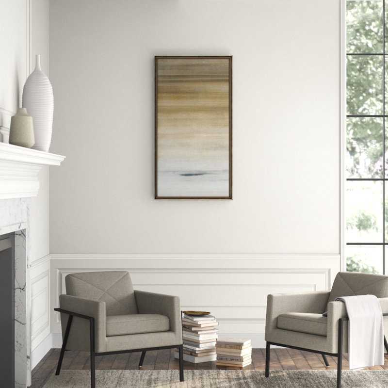 Desert Breath I by Elena Carlie, Glass Coat, 47" H x 24" W
