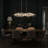 Dosch 50.5'' Antique Silver Linear Chandelier