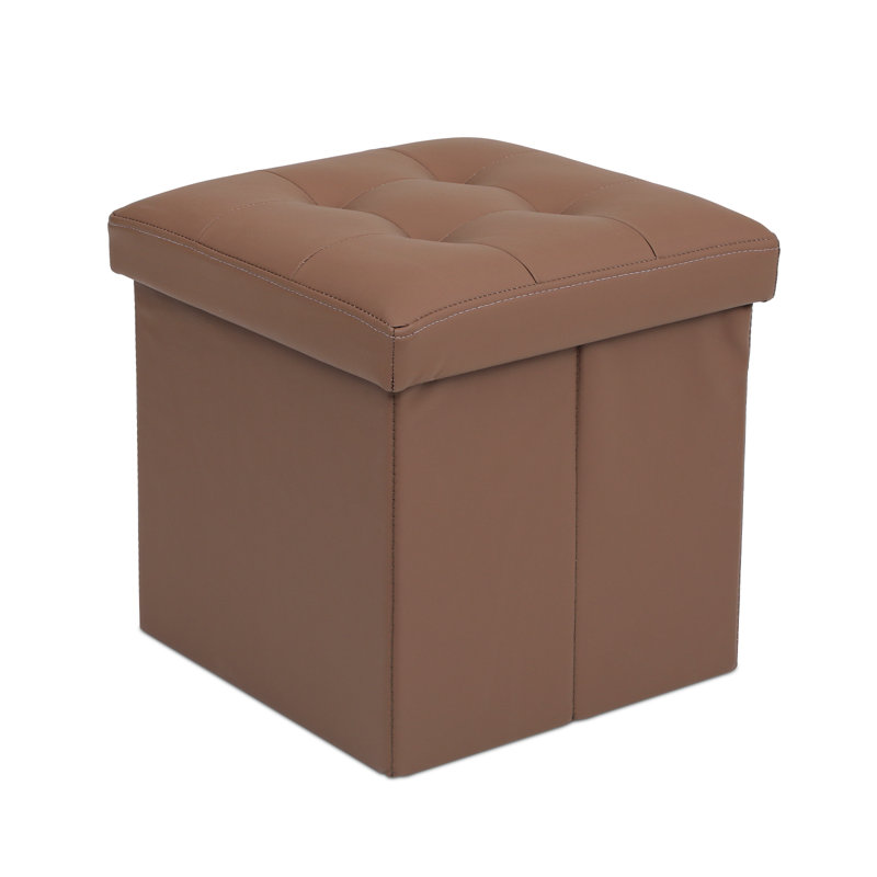 Repose-pieds rembourré en polyuréthane avec rangement multifonctionnel pour la chambre à coucher ou le salon, parfait pour les sièges et l'organisation
