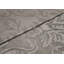 Wool Damask Area Rug in Gray