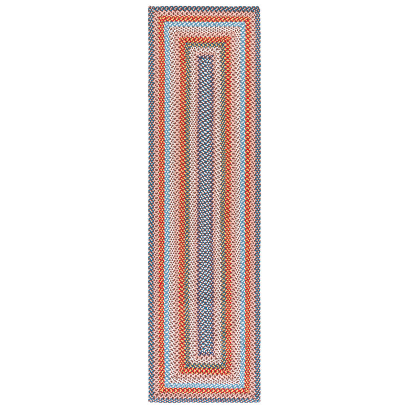 Braided 270 Hand Woven Performance Machine Washable No Pattern Rug, Runner 2'3" x 8'