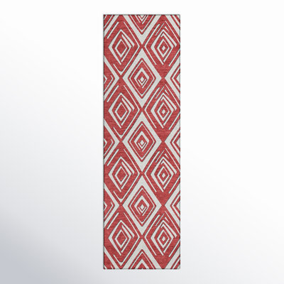 Cederick Washable Geometric Indoor / Outdoor Rug
