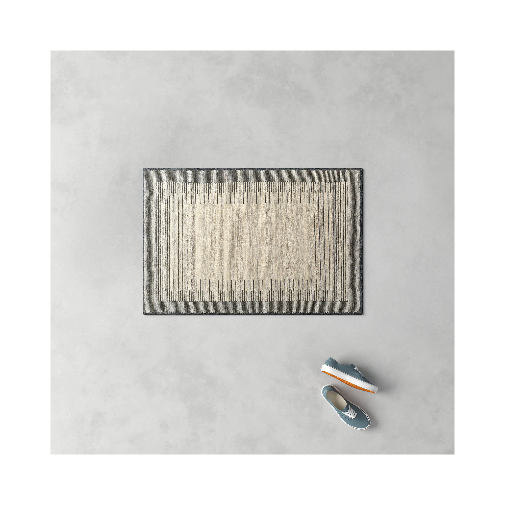 Uptown Hand Tufted Wool Rug, Rectangle 2' x 3'