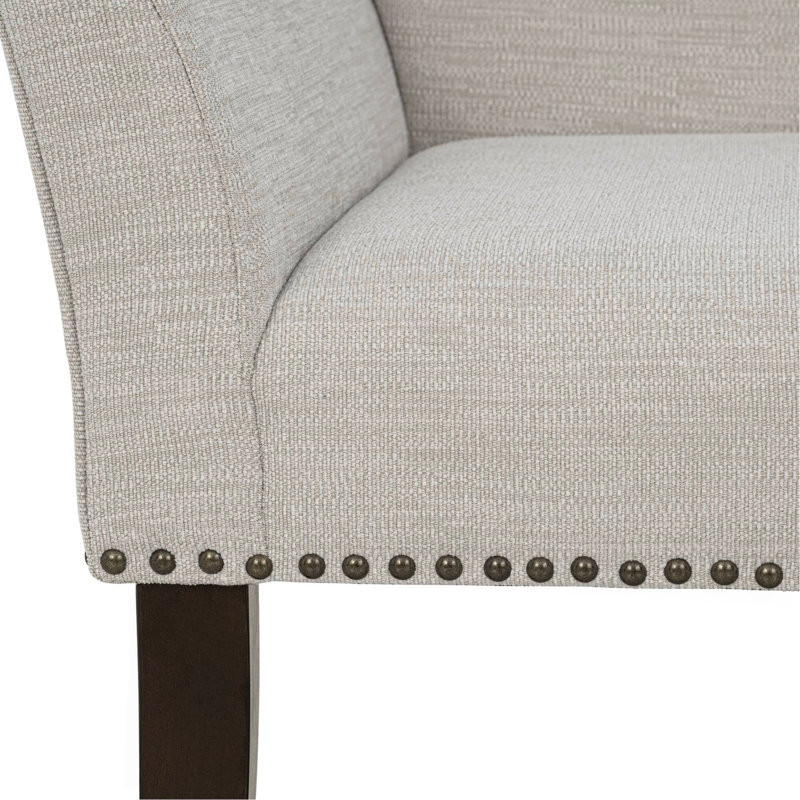 Banc rembourré crème