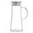 JoyJolt Breeze Glass Drink Water Pitcher with Handle, 50oz