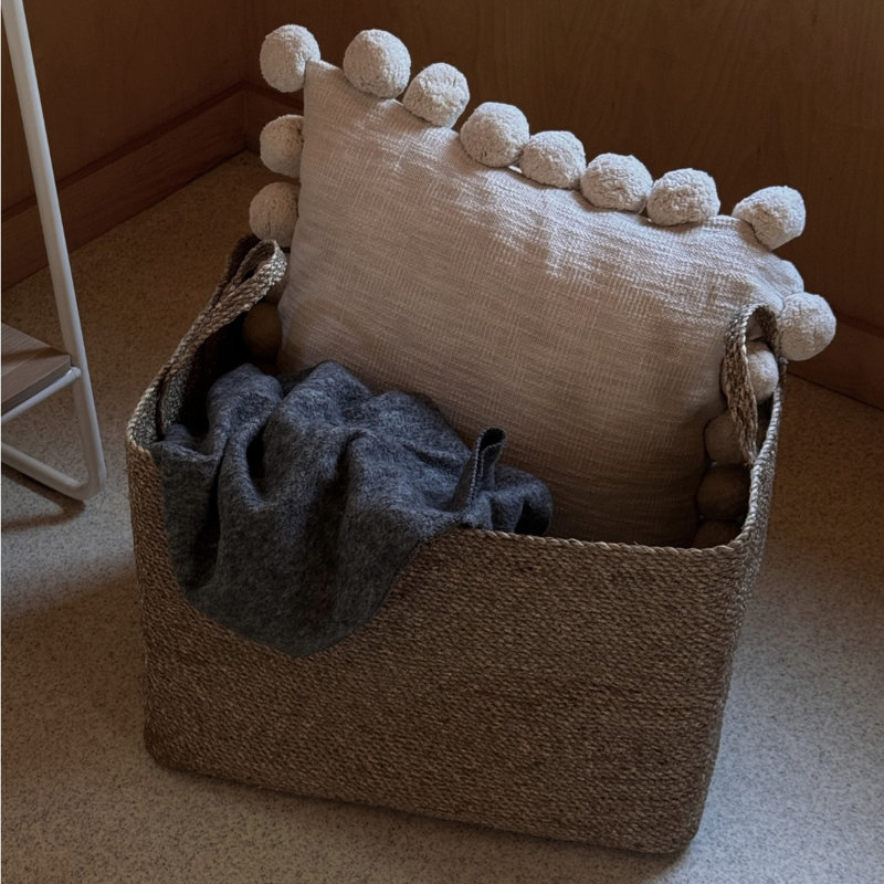 Souk Square Seagrass Basket - Large, 65 pt
