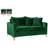 Naomi 58" Velvet Square Arm Loveseat-896435205