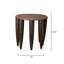 Table de bout en bois massif Naga-335950684