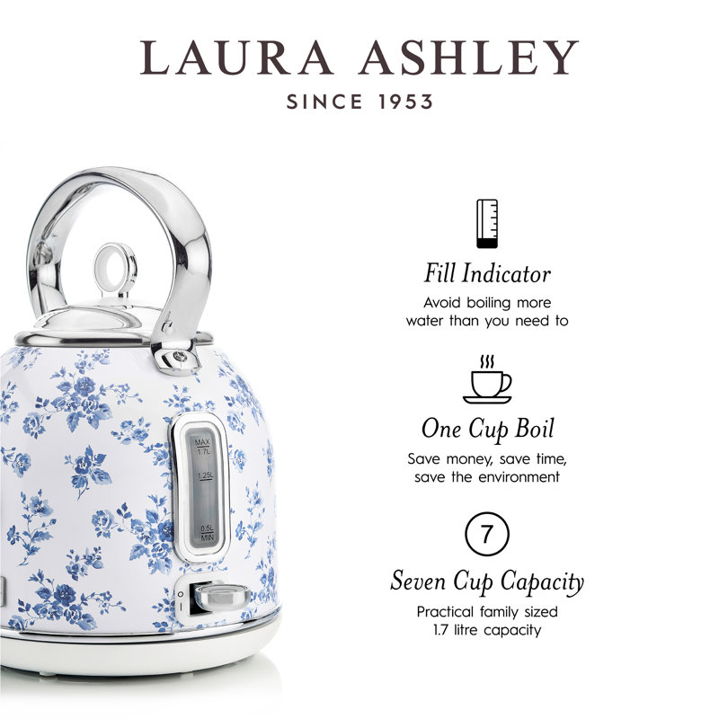 Ss 1.7l Dome Kettle, China Rose