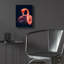 «Pink Flamingo» par Epic Portfolio, art mural en verre acrylique-100194691