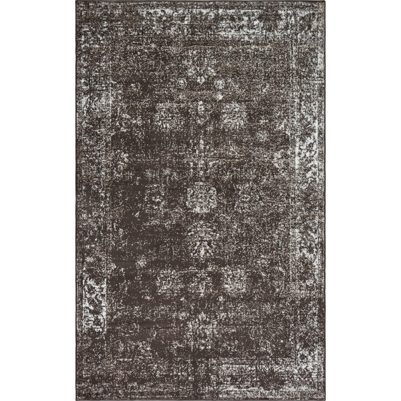 Brandt Floral Indoor Rug, Rectangle 4'1" x 6'1", No
