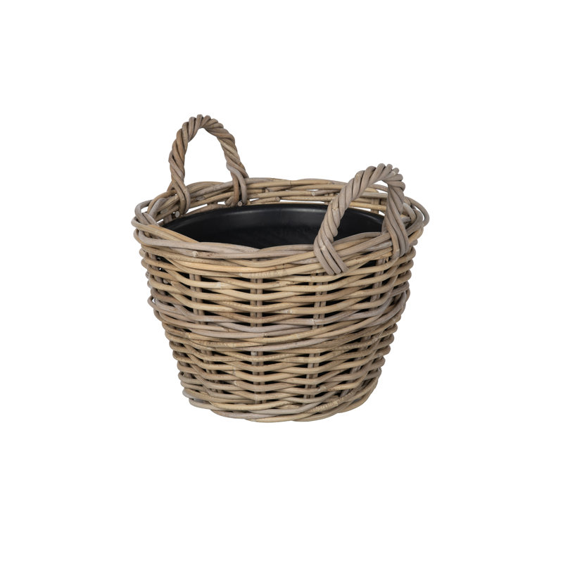 Ayriauna Handmade Pot Planter, 12.5" H x 13.5" W x 9.5" D
