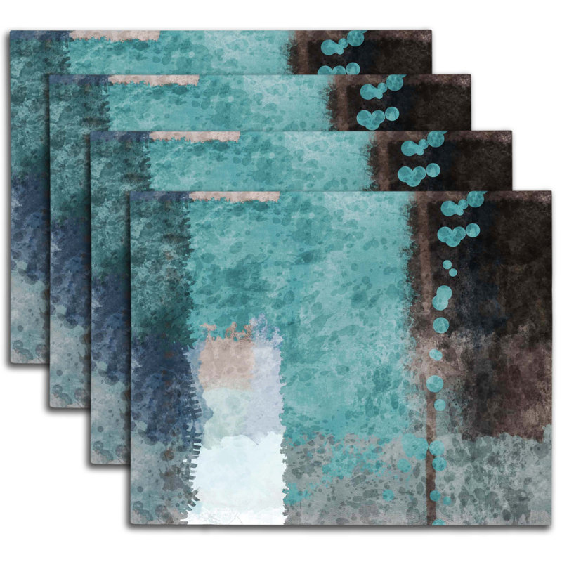 Napperon abstrait en polyester