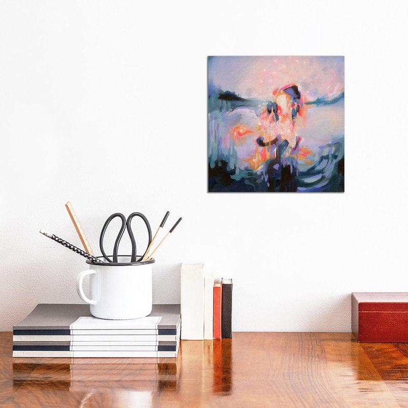 Sparkler by Stephanie Corfee - Wrapped Canvas Painting, 30.48 cm H x 30.48 cm W